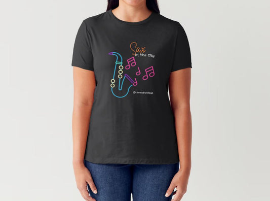 Color Pop "Sax In The City" Tee (Andre Killian)